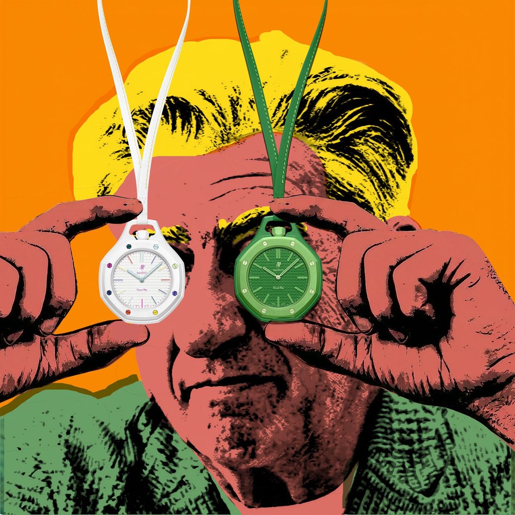 Beauty is in the eye of the beholder: Swatch x AP Royal Pop campaign artwork. Photo: Handout