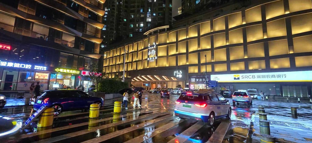 Tangqi Tangquan Life Tenz is located a few minutes’ walk from the Futian checkpoint at the Hong Kong-mainland China border. Photo: Johnny Benton