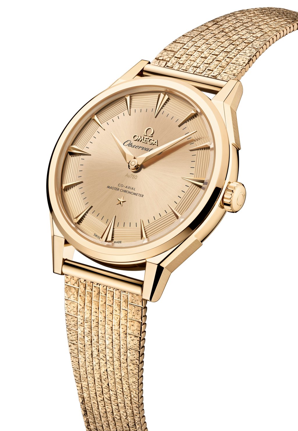 All the new Omega Constellation Observatory watches come in a 39.4mm case. Photo: Handout All the new Omega Constellation Observatory watches come in a 39.4mm case. Photo: Handout