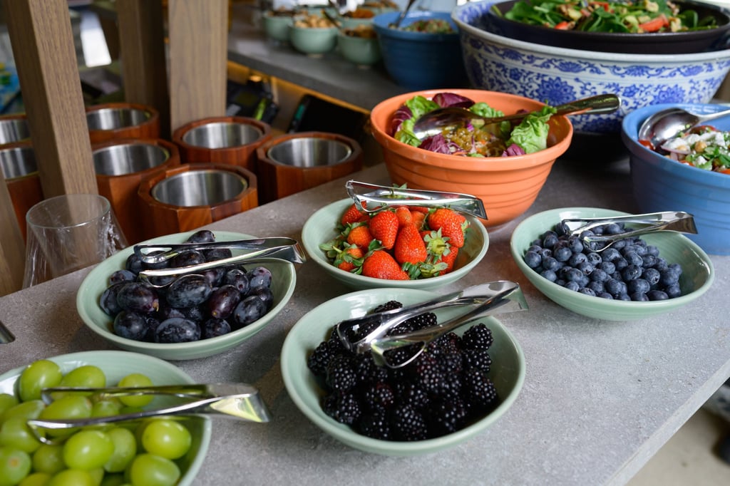 Fruit offers fast carbohydrates – key components of post-race recovery nutrition. Photo: Grand Hyatt Singapore