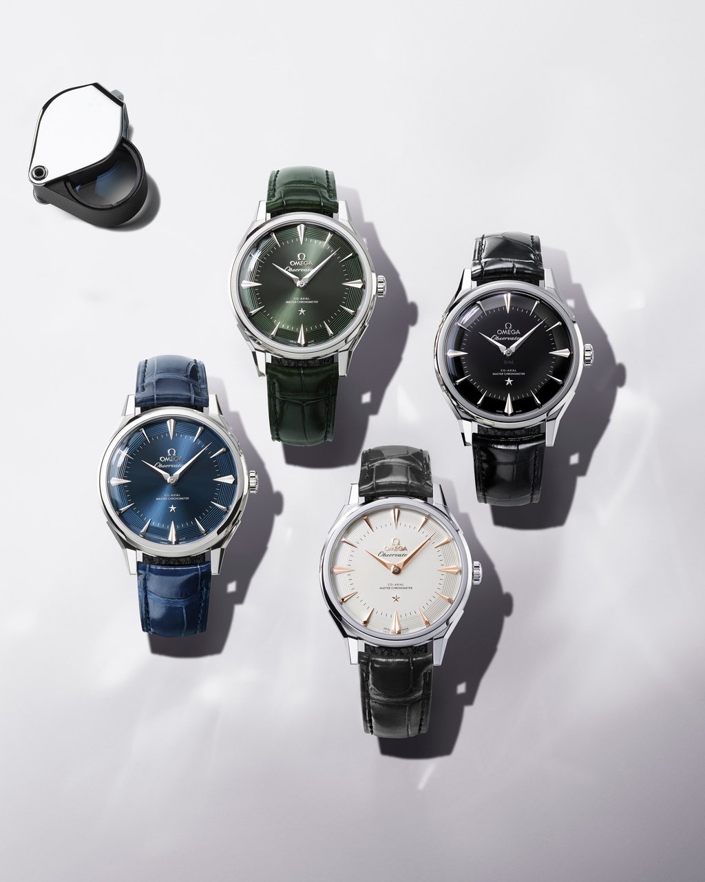 New Omega Constellation Observatory watches in O-Megasteel. Photo: Handout New Omega Constellation Observatory watches in O-Megasteel. Photo: Handout