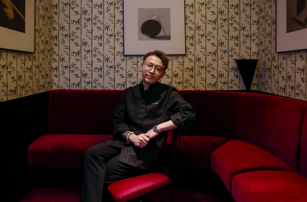 Chef Kasey Chan at Amalgamate in Causeway Bay. Photo: Jonathan Wong Chef Kasey Chan at Amalgamate in Causeway Bay. Photo: Jonathan Wong