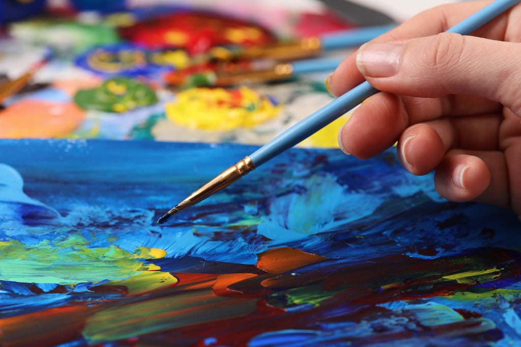 Art can be part of therapy in the healing process. Photo: Shutterstock Art can be part of therapy in the healing process. Photo: Shutterstock