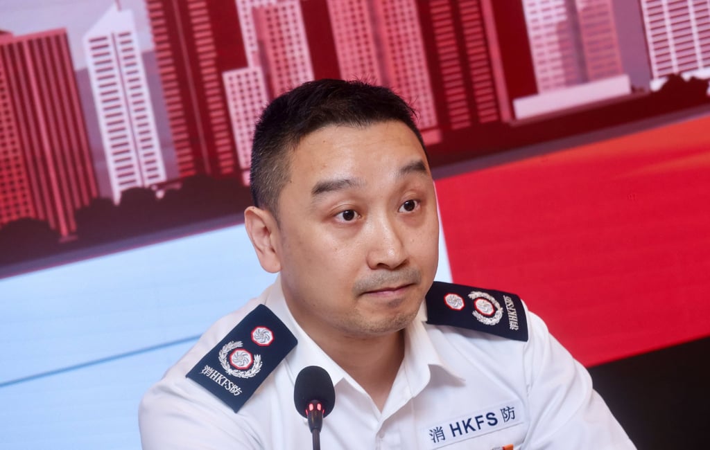 Acting senior divisional officer Law Kin-san. Photo: Jonathan Wong
