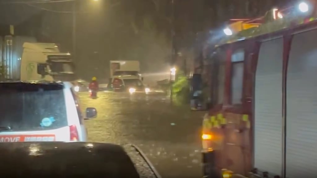 More than 50mm of rain fell across many areas in the morning. Photo: Handout More than 50mm of rain fell across many areas in the morning. Photo: Handout