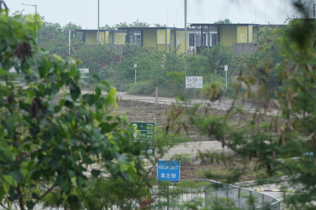 Penny’s Bay community isolation facility on Lantau Island has been prepared for potential quarantine orders. Photo: Sam Tsang