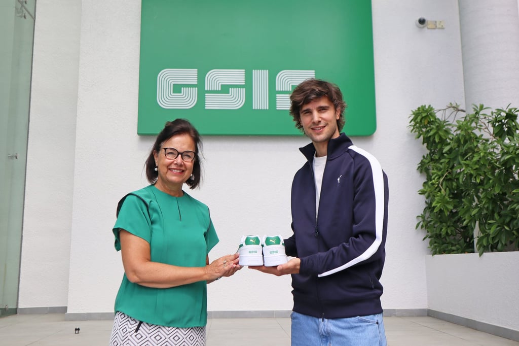 German Swiss International School partnered with Puma on limited-edition sneakers. Photo: Handout German Swiss International School partnered with Puma on limited-edition sneakers. Photo: Handout