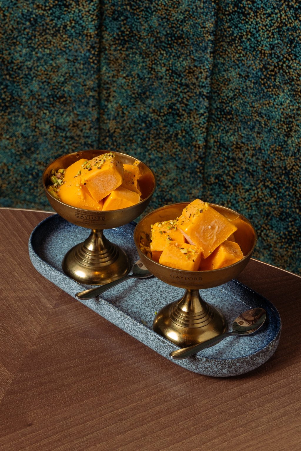Gaylord Indian Restaurant’s Alphonso mango kulfi ice cream. Photo: courtesy Gaylord Indian Restaurant Gaylord Indian Restaurant’s Alphonso mango kulfi ice cream. Photo: courtesy Gaylord Indian Restaurant