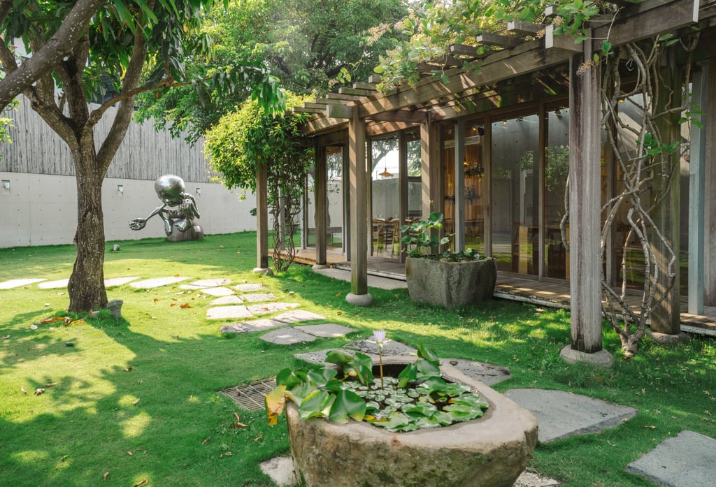 The exterior of Yudao, on Yuguang Island, Tainan. Photo: Alexander Mak The exterior of Yudao, on Yuguang Island, Tainan. Photo: Alexander Mak