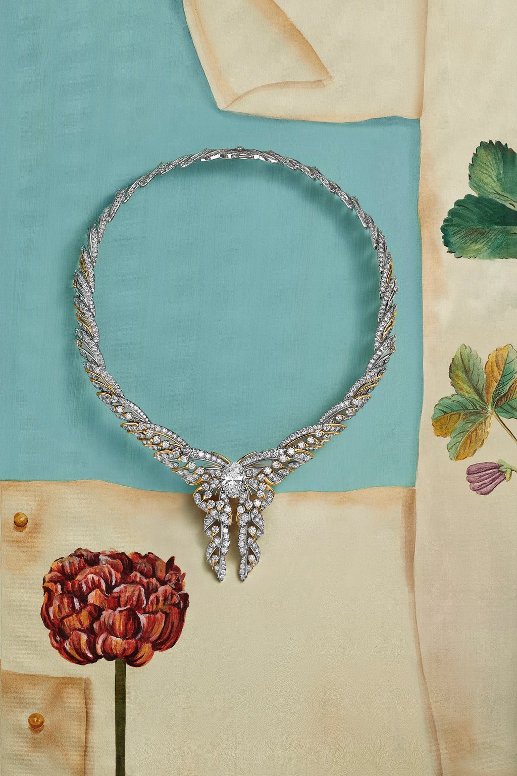 Tiffany & Co. Butterfly diamond necklace. Photo: Handout Tiffany & Co. Butterfly diamond necklace. Photo: Handout