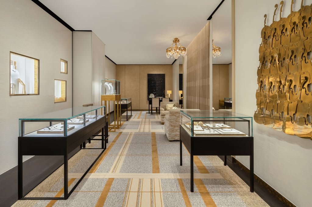 The watches and fine jewellery area in the temporary Chanel boutiques. Photo: Handout