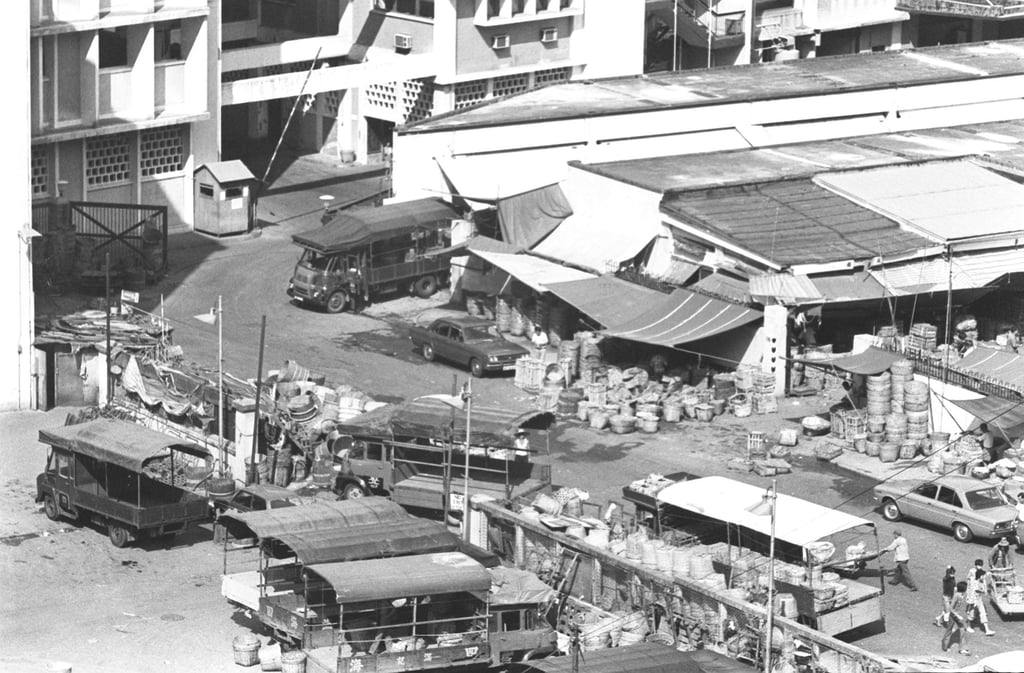 Kennedy Town Fish Market, in 1976. Photo: SCMP Archives