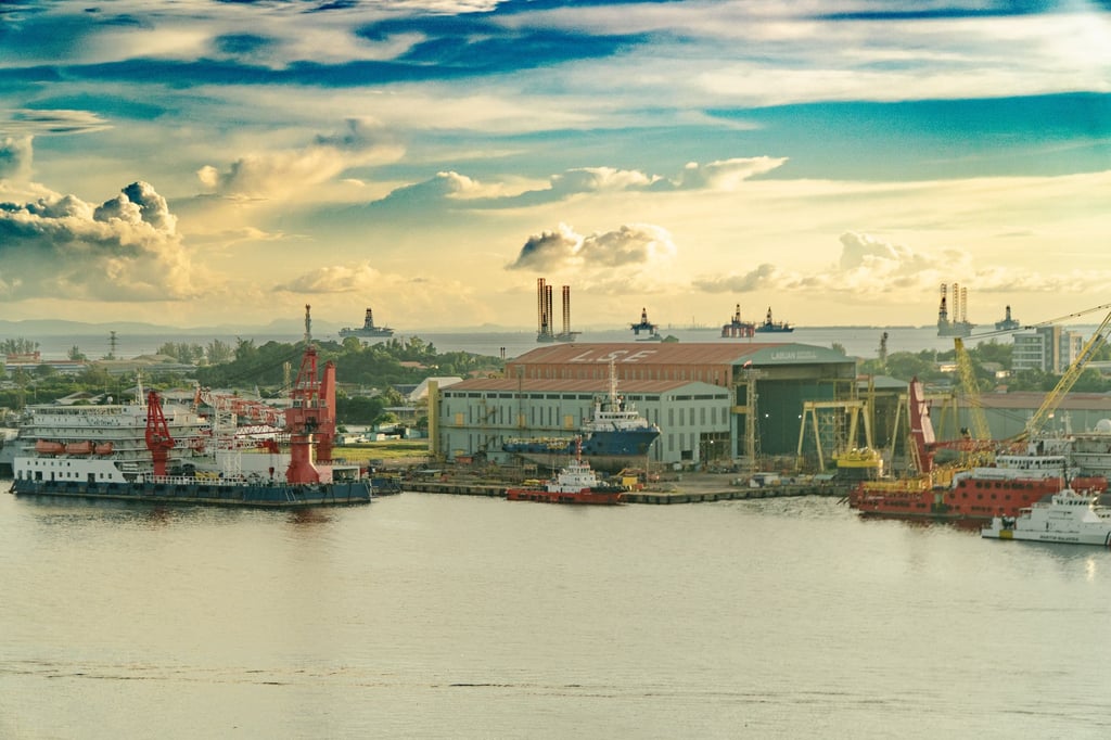 Labuan’s port is a key link in the region’s busy logistics network, connecting the island to trade hubs in Southeast Asia and beyond. Photo: Labuan IBFC