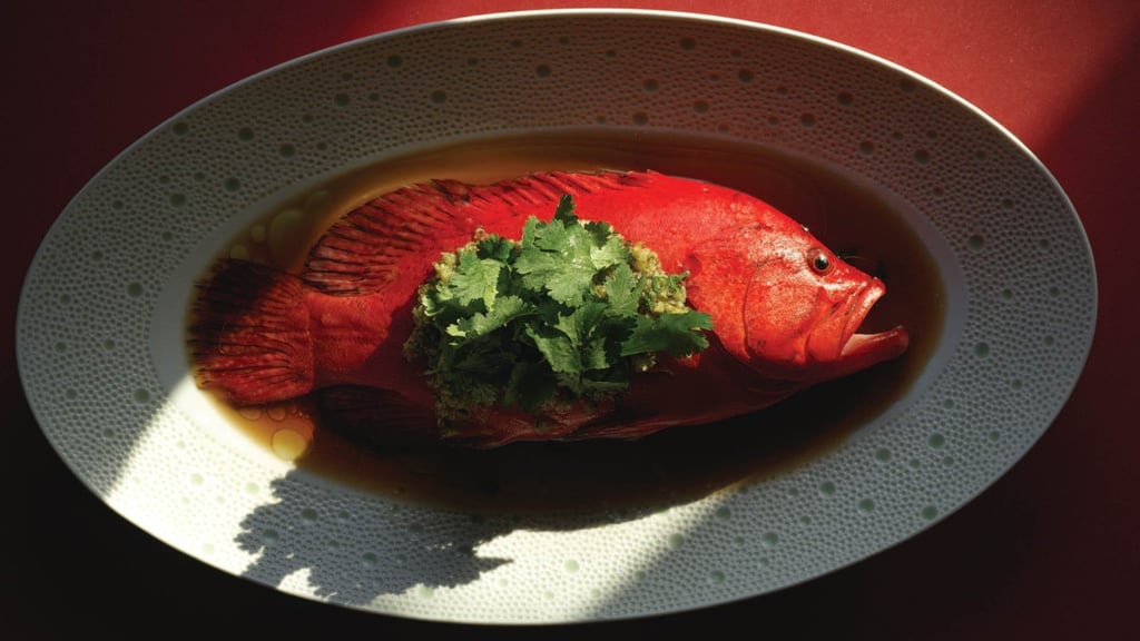Wild-caught sea fish at Joyn, a new contemporary Chinese restaurant in Central. Photo: Joyn Wild-caught sea fish at Joyn, a new contemporary Chinese restaurant in Central. Photo: Joyn