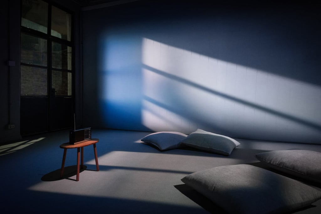 Kingsley Ng’s installation, Laundry Nocturne, features a range of nighttime sounds recorded by the artist around Hong Kong.