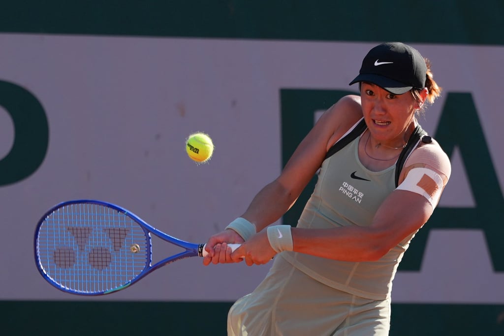 Wang Xiyu has progressed to the fourth round of a grand slam for the first time. Photo: Xinhua