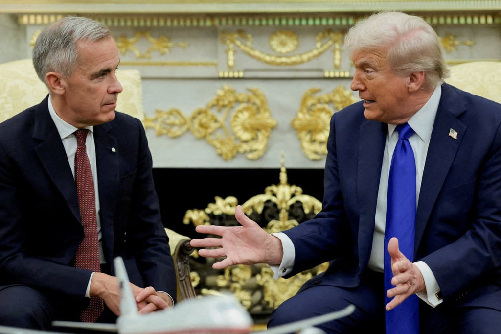 Canada’s Prime Minister Mark Carney and US President Donald Trump meeting at the White House in 2025. Photo: Reuters Canada’s Prime Minister Mark Carney and US President Donald Trump meeting at the White House in 2025. Photo: Reuters