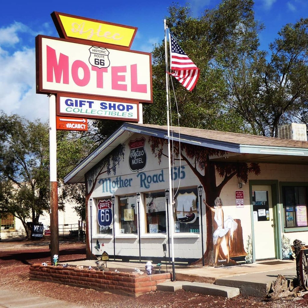 Motel Aztec & Creative Space u Seligmanu, Arizona. Foto: Instagram/stegle_hh