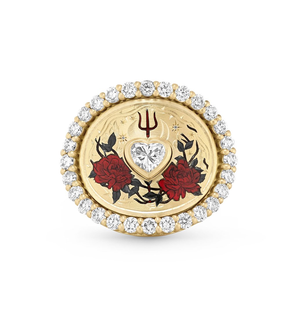 Cece Jewellery Devil is in the Detail ring. Photo: Handout
