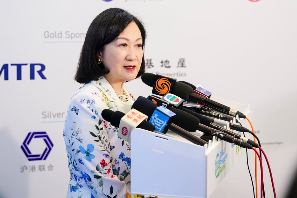Regina Ip believes Hong Kong is well placed to support the development of an aerospace economy. Regina Ip believes Hong Kong is well placed to support the development of an aerospace economy.