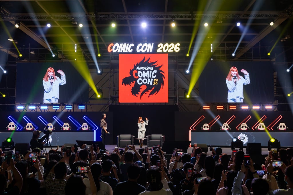 Katie Leung says hello to fans at Hong Kong Comic Con 2026. Photo: Hong Kong Comic Con 2026 Limited