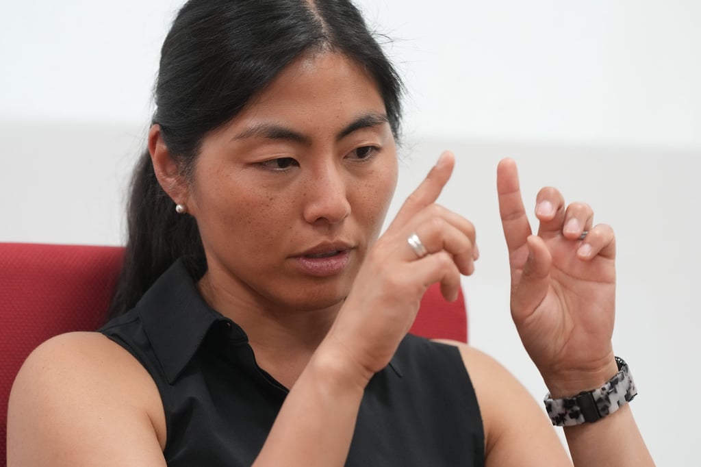 Nicole Rieth, a Korean adoptee from the US, began searching for her biological family in 2024. Photo: AP/ Lee Jim-man