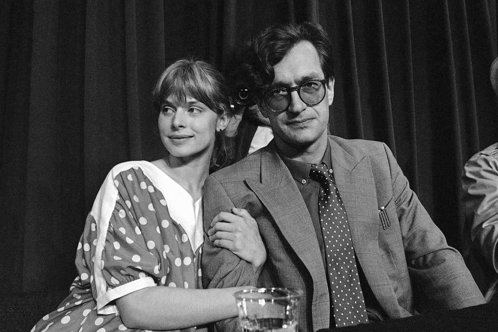 Nastassja Kinski and Wim Wenders appear during a press conference after the screening of “Paris, Texas” at Cannes in May 1984. Photo: AP