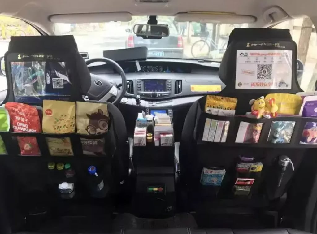The above car has been turned into a mobile corner shop. Photo: QQ.com The above car has been turned into a mobile corner shop. Photo: QQ.com