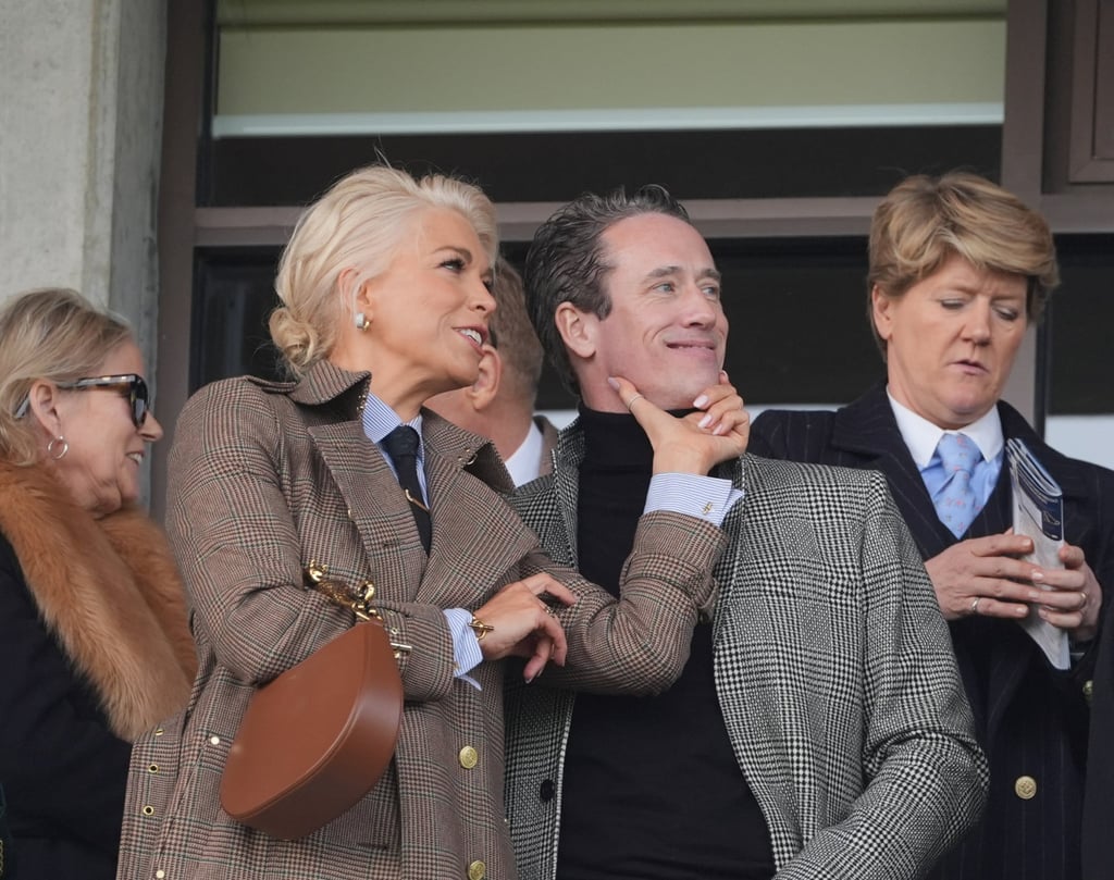 Hannah Waddingham and Nick Beresford-Cleary at the Cheltenham Festival race meeting in March. Photo: Getty Images Hannah Waddingham and Nick Beresford-Cleary at the Cheltenham Festival race meeting in March. Photo: Getty Images