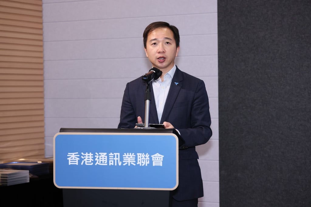 CAHK’s Vice-Chairman and Organising Chairman of WTISD-HK 2026, Mr Alex Wong, shared words of encouragement at the prize presentation ceremony. Photo: Handout CAHK’s Vice-Chairman and Organising Chairman of WTISD-HK 2026, Mr Alex Wong, shared words of encouragement at the prize presentation ceremony. Photo: Handout