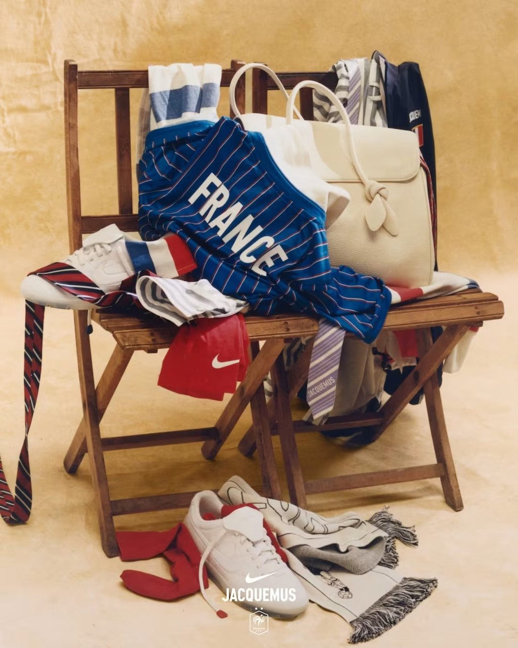 Nike’s France x Jacquemus collection. Photo: Handout Nike’s France x Jacquemus collection. Photo: Handout
