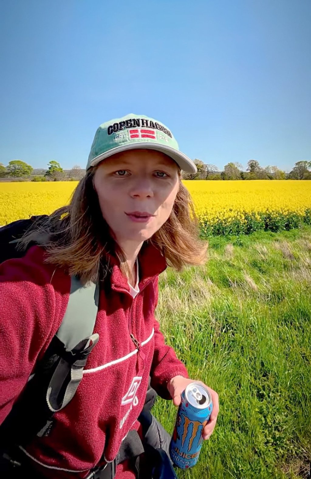 A still of content creator Kate Barr, known online as EduKate, on her Scotland to Hong Kong walk. Photo: @edukate___/ Instagram A still of content creator Kate Barr, known online as EduKate, on her Scotland to Hong Kong walk. Photo: @edukate___/ Instagram
