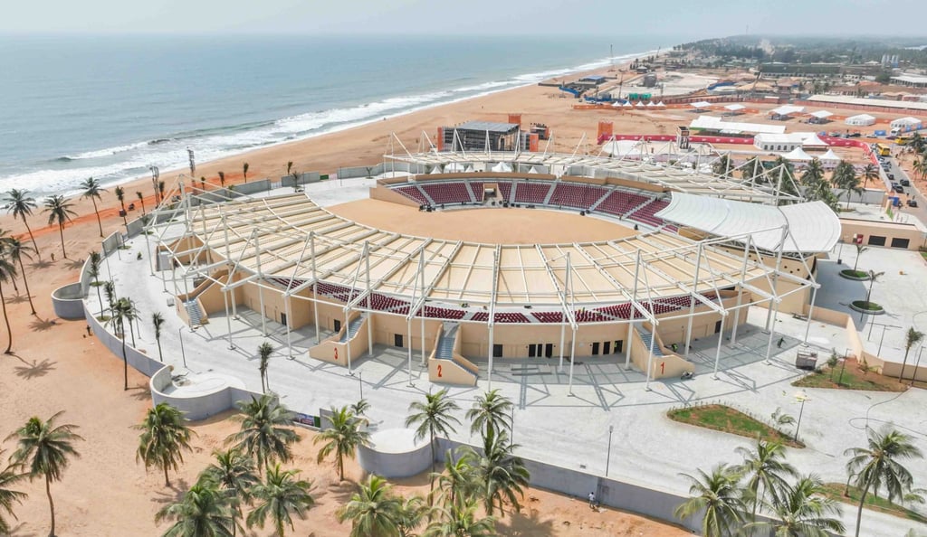 The Beninese government contracted Chinese state-owned firms to build an expansive La Marina waterfront complex located at what used to be the main slave port. Photo: Handout The Beninese government contracted Chinese state-owned firms to build an expansive La Marina waterfront complex located at what used to be the main slave port. Photo: Handout