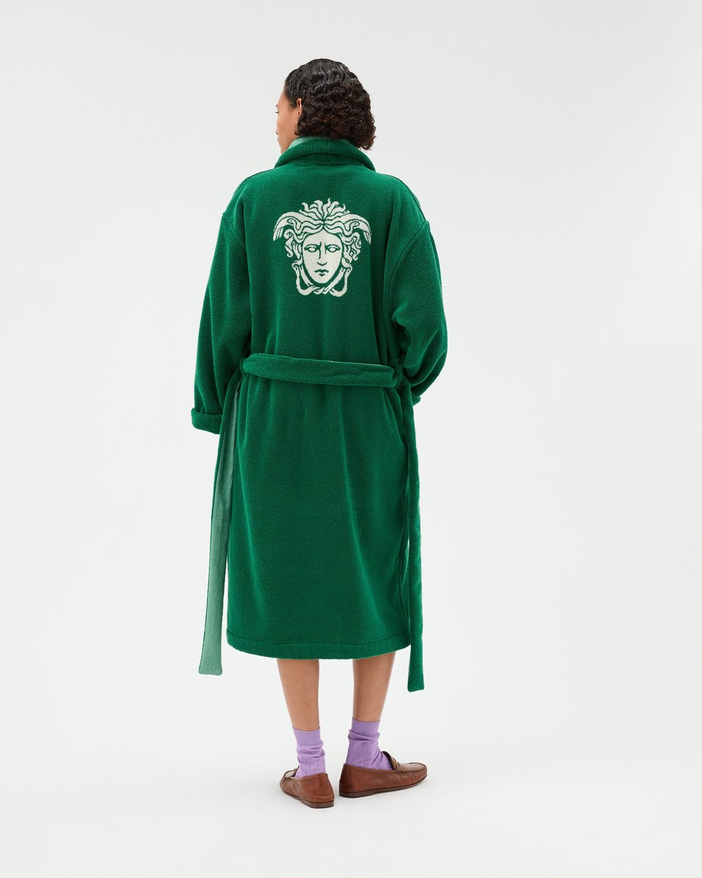 Versace terry cotton jacquard bathrobe. Photo: Handout Versace terry cotton jacquard bathrobe. Photo: Handout