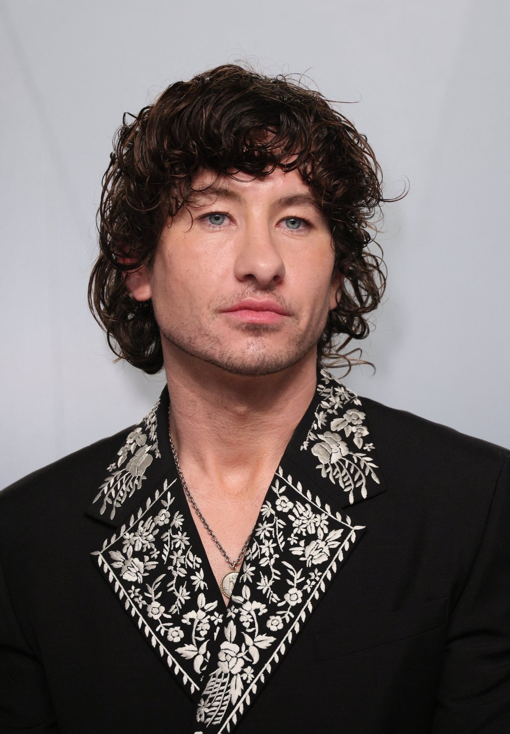 Barry Keoghan, shirtless in McQueen at the Vanity Fair Oscar Party in Beverly Hills, in March. Photo: Reuters