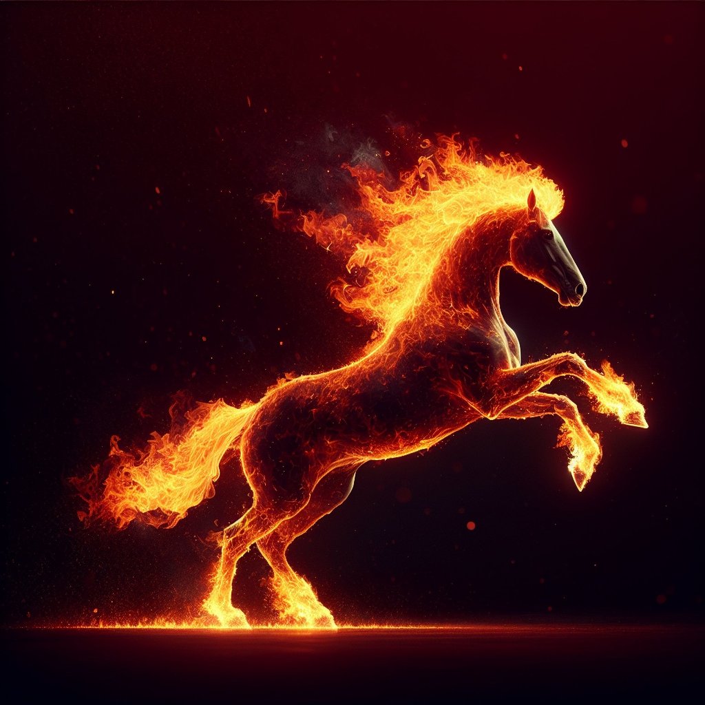 The essence of the Horse is fire. Photo: Shutterstock