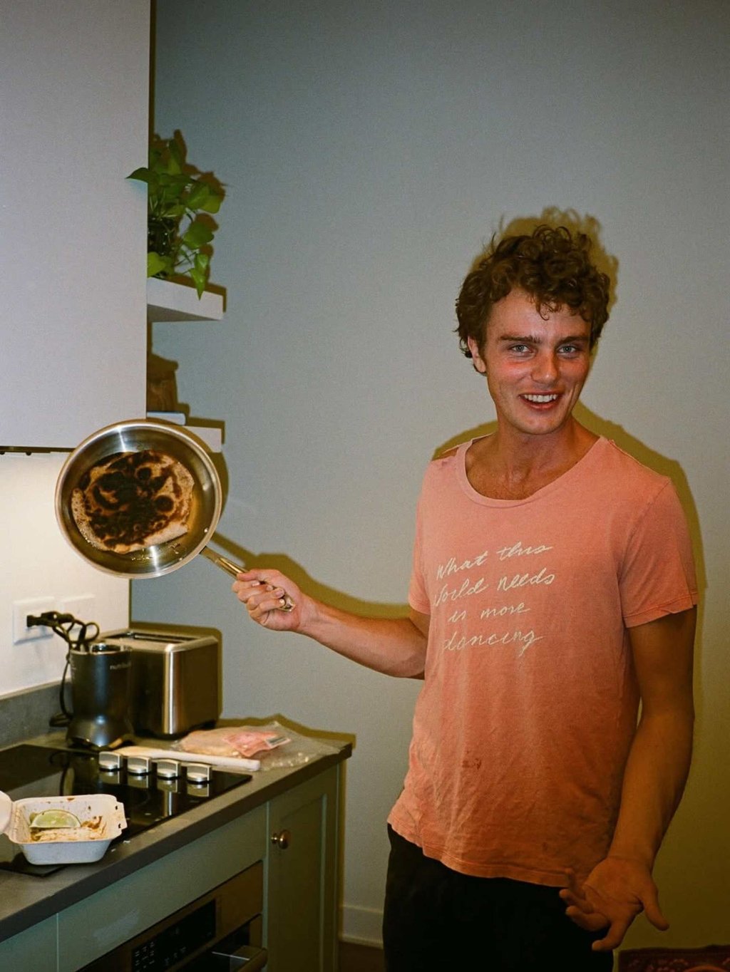 “Quesadilla or pancake?” Cameron Scott Roberts quipped in the caption of this photo posted in January. Photo: @cameronsrob/Instagram “Quesadilla or pancake?” Cameron Scott Roberts quipped in the caption of this photo posted in January. Photo: @cameronsrob/Instagram