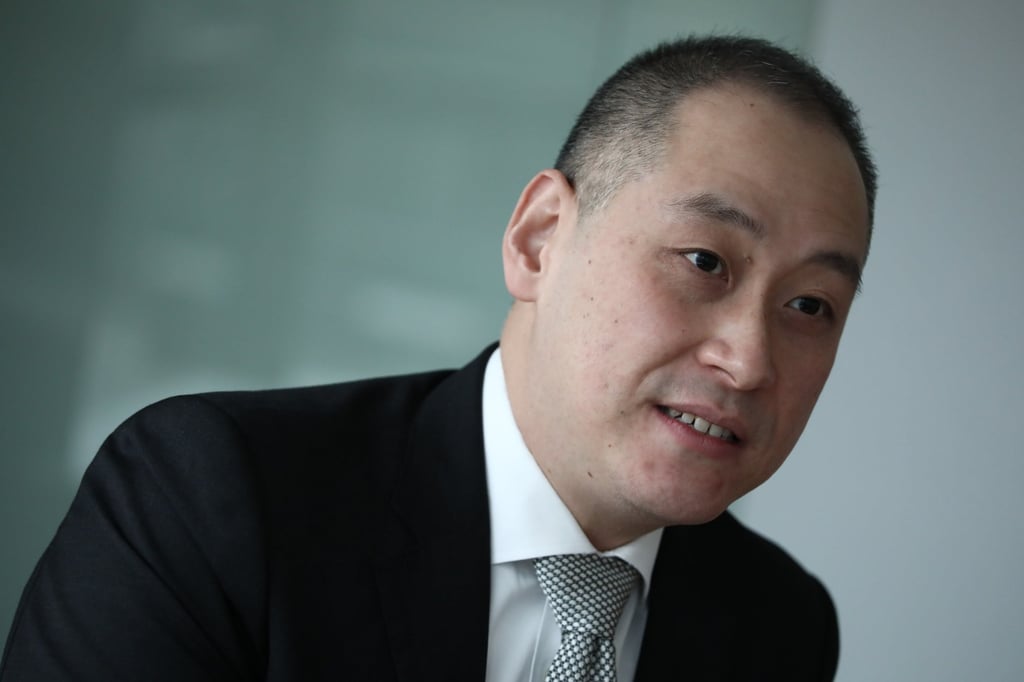 Robert Lee Wai-wang at his offices in Central. Photo: Jonathan Wong