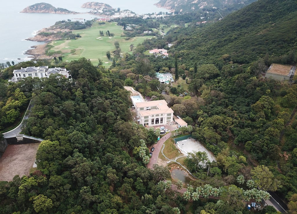 An aerial view of Tencent CEO Pony Ma’s house in Shek O. Photo: Winson Wong An aerial view of Tencent CEO Pony Ma’s house in Shek O. Photo: Winson Wong
