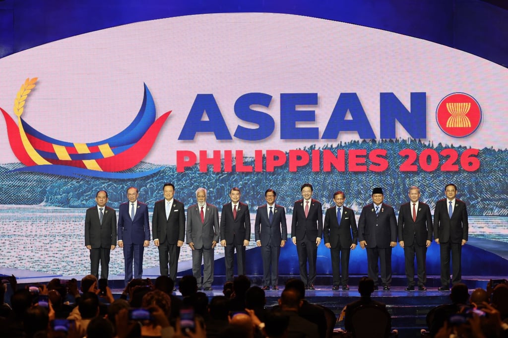 Asean leaders pose for a group photo during the opening ceremony of the 48th Asean summit in Cebu, the Philippines, on May 8. Photo: Xinhua Asean leaders pose for a group photo during the opening ceremony of the 48th Asean summit in Cebu, the Philippines, on May 8. Photo: Xinhua