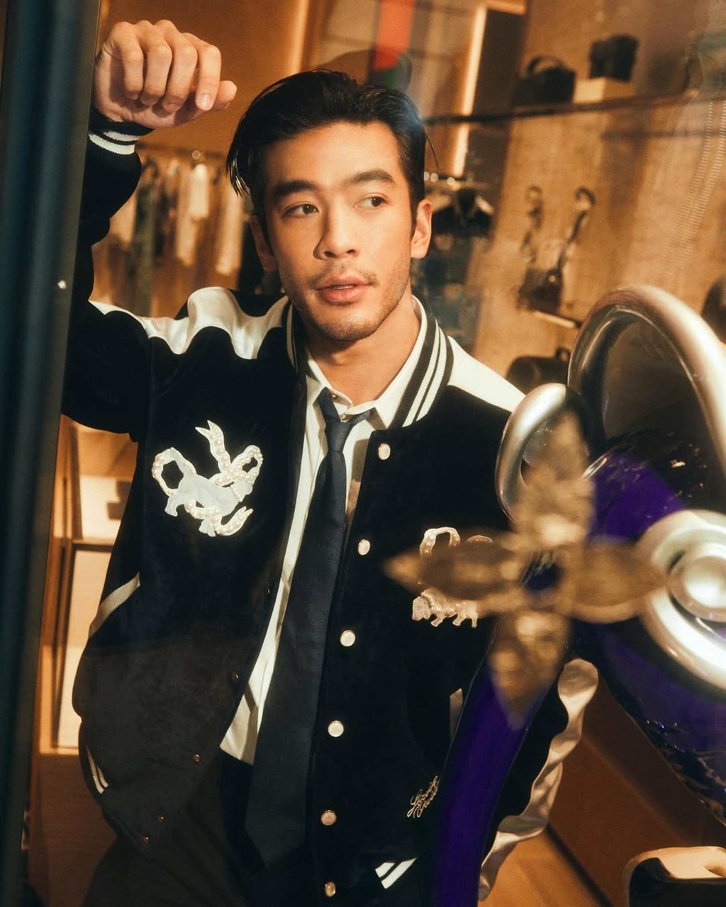 Justin Chien in Louis Vuitton in 2024. Photo: @justin_chien/Instagram Justin Chien in Louis Vuitton in 2024. Photo: @justin_chien/Instagram