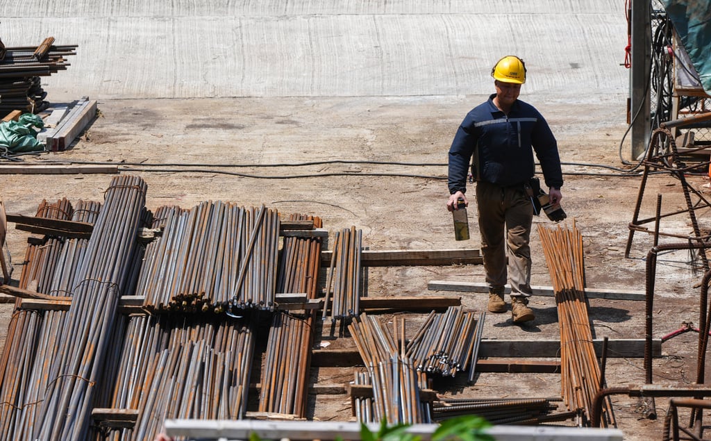 Local workers in the construction sector are facing fierce competition from imported labour. Photo: Sam Tsang Local workers in the construction sector are facing fierce competition from imported labour. Photo: Sam Tsang