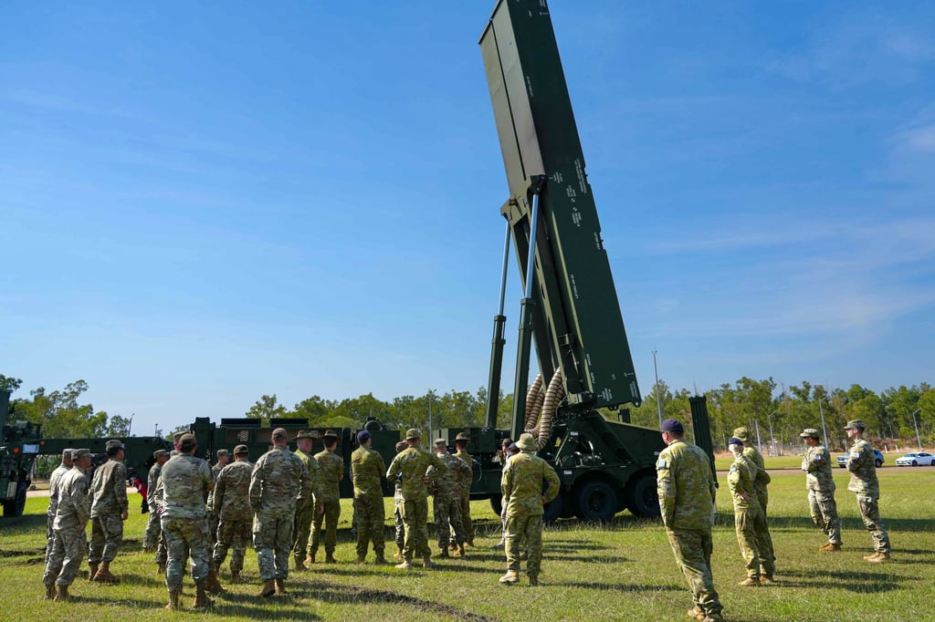 US soldiers give a capabilities brief on the Dark Eagle system in Australia’s Northern Territory on July 9, 2025. Photo: US Army Pacific Public Affairs Office US soldiers give a capabilities brief on the Dark Eagle system in Australia’s Northern Territory on July 9, 2025. Photo: US Army Pacific Public Affairs Office