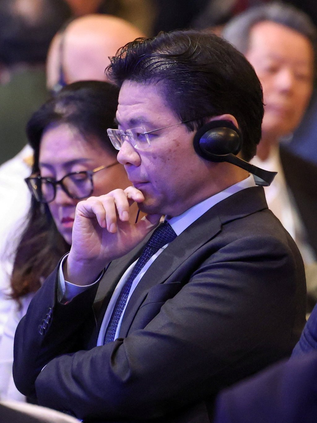 Singapore’s Prime Minister Lawrence Wong listens to the keynote speech at the IISS Shangri-la Dialogue security summit in Singapore last month. Photo: Reuters Singapore’s Prime Minister Lawrence Wong listens to the keynote speech at the IISS Shangri-la Dialogue security summit in Singapore last month. Photo: Reuters