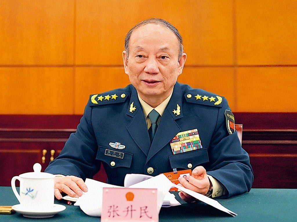 Zhang Shengmin is vice-chairman of the Central Military Commission (CMC), China’s top military decision-making body. Photo: Handout Zhang Shengmin is vice-chairman of the Central Military Commission (CMC), China’s top military decision-making body. Photo: Handout