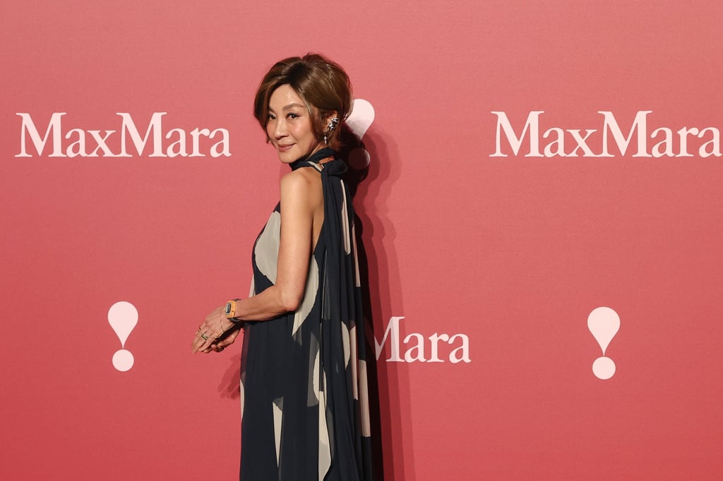 Actress Michelle Yeoh at the Max Mara show. Photo: Getty Images Actress Michelle Yeoh at the Max Mara show. Photo: Getty Images