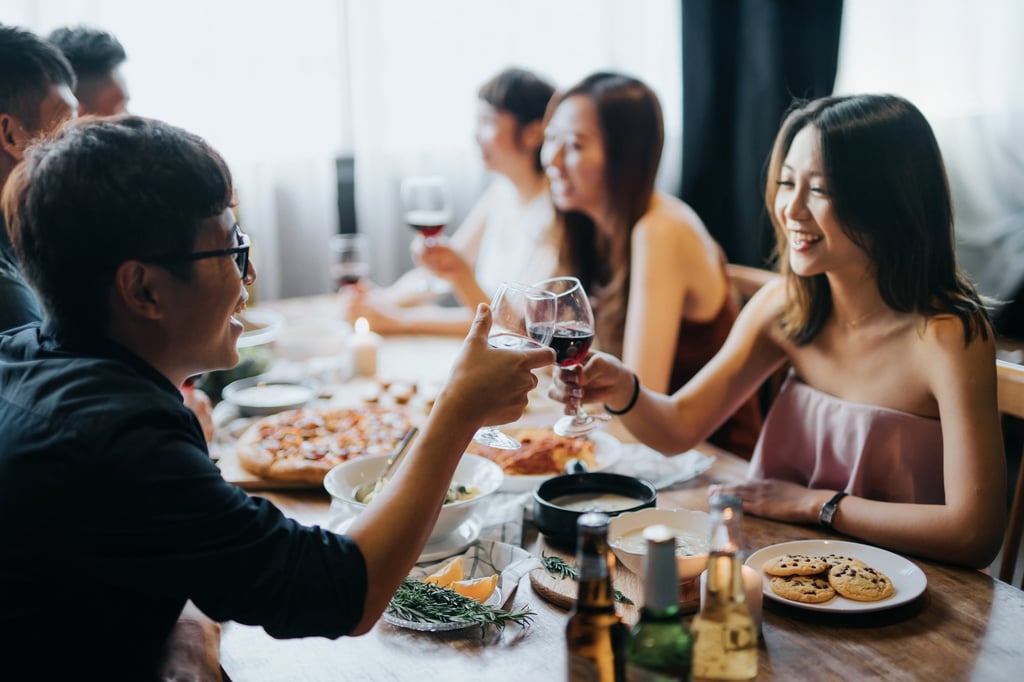 A Chinese couple toast each other over a blind-date meal. Photo: Getty Images A Chinese couple toast each other over a blind-date meal. Photo: Getty Images