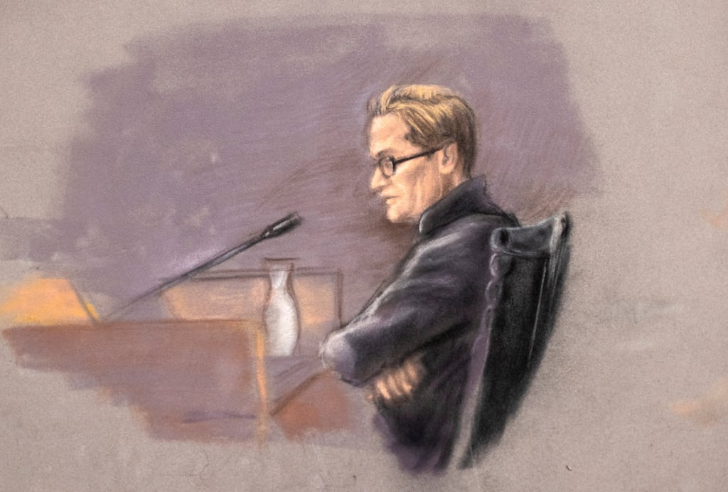 A court sketch shows Marius Borg Hoiby during the second day of the trial against him at the Oslo District Court on February 4. Photo: NTB/Reuters A court sketch shows Marius Borg Hoiby during the second day of the trial against him at the Oslo District Court on February 4. Photo: NTB/Reuters
