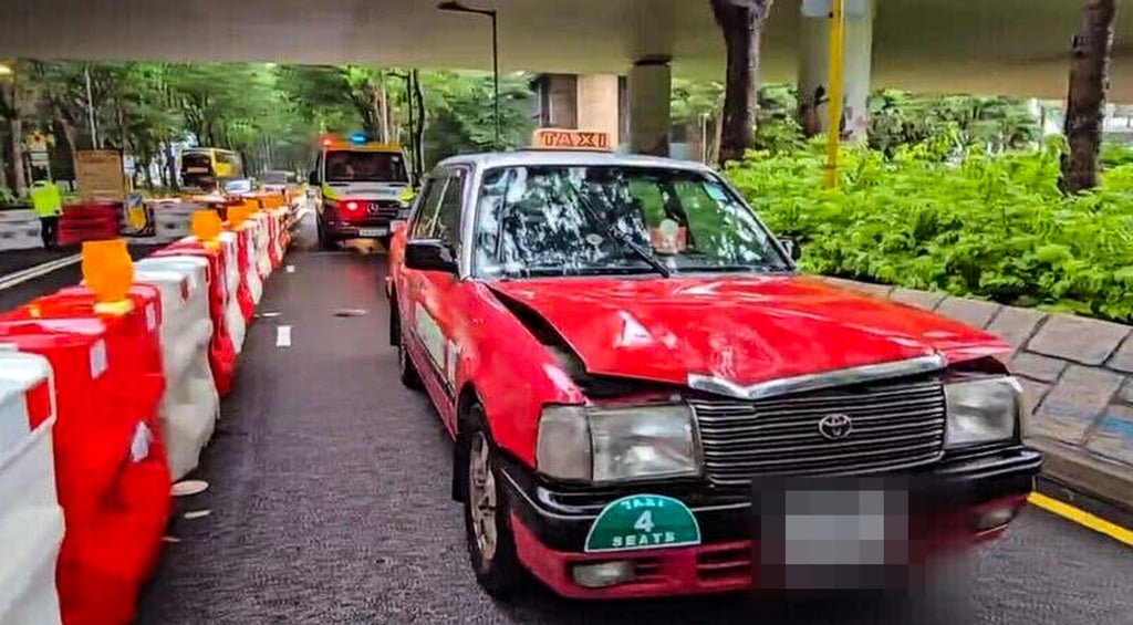 The proposal follows a fatal crash in May involving a 65-year-old taxi driver, Hong Kong’s second involving an elderly cabby in less than a week. Photo: Cable TV News The proposal follows a fatal crash in May involving a 65-year-old taxi driver, Hong Kong’s second involving an elderly cabby in less than a week. Photo: Cable TV News