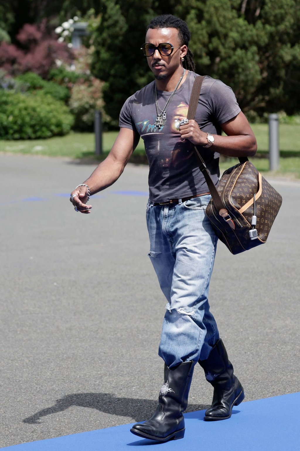 France’s national football team defender Jules Koundé arrives at the French Football Federation’s (FFF) training ground ahead of the Fifa World Cup last month. Photo: AFP France’s national football team defender Jules Koundé arrives at the French Football Federation’s (FFF) training ground ahead of the Fifa World Cup last month. Photo: AFP